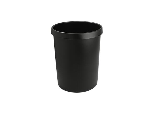 Papirkurv Helit 45L sort 